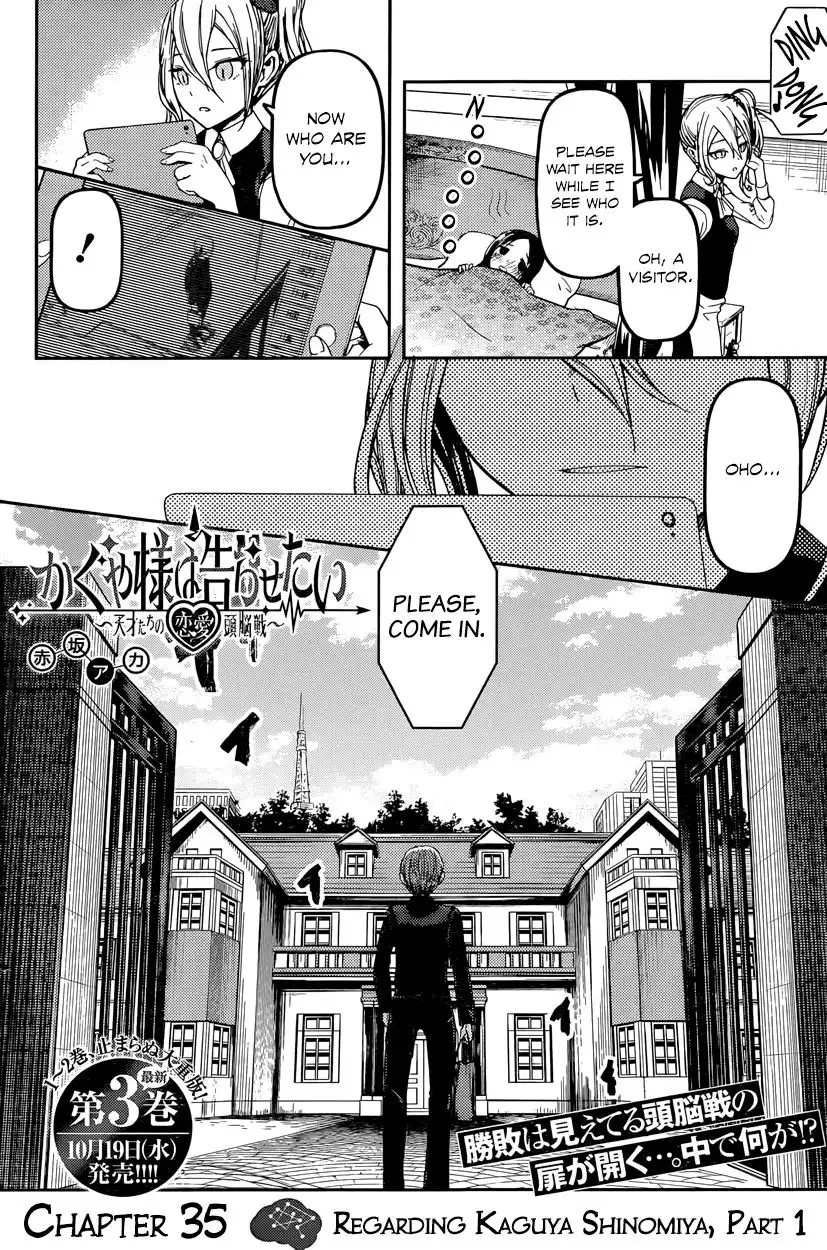 Kaguya-sama wa Kokurasetai - Tensai-tachi no Renai Zunousen Chapter 35 2